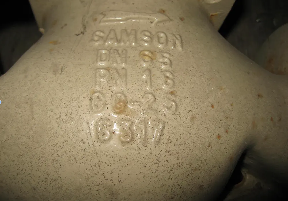 Автоматический клапан SAMSON DN 65
