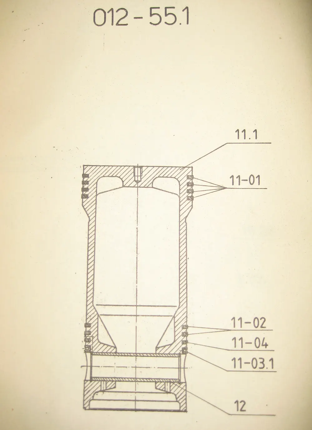 рис. 5 Уплотнительные кольца D = 102 мм, код 11.02